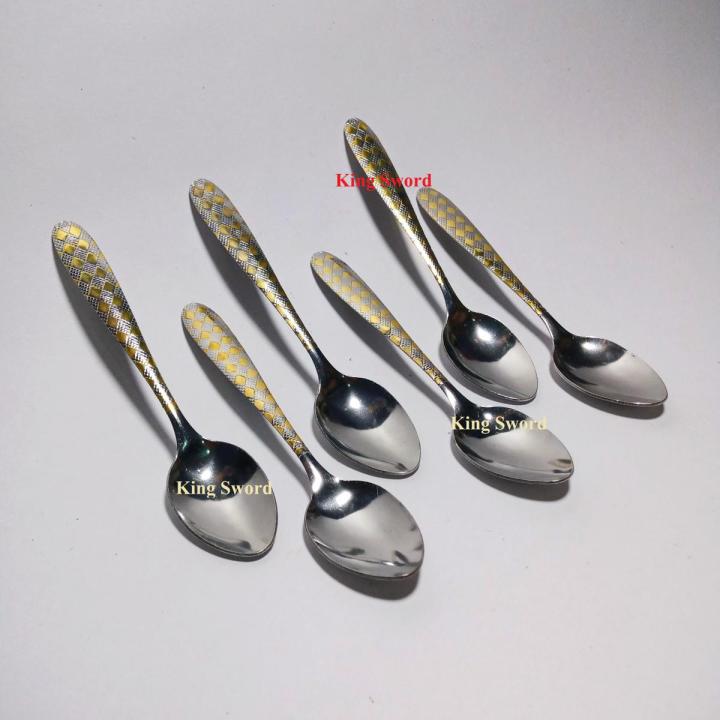 6pcs-golden-stainless-steel-tea-spoon-set